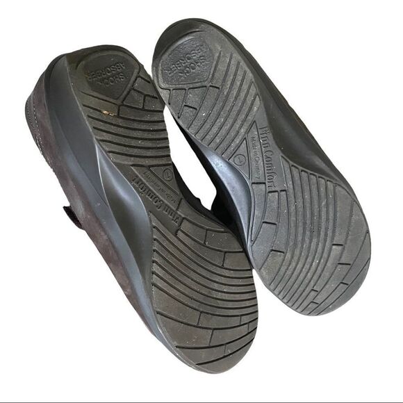 FINN COMFORT Germany Leather Mary Jane Slip-On Shoes Dark Brown 7 - Picture 13 of 13